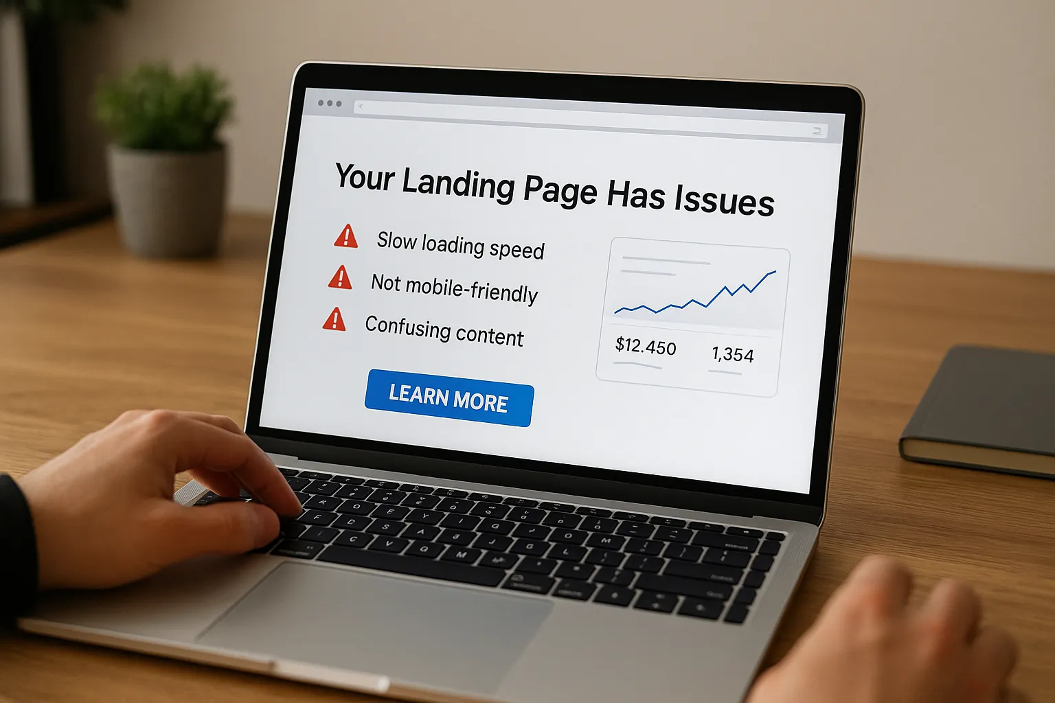 landing page