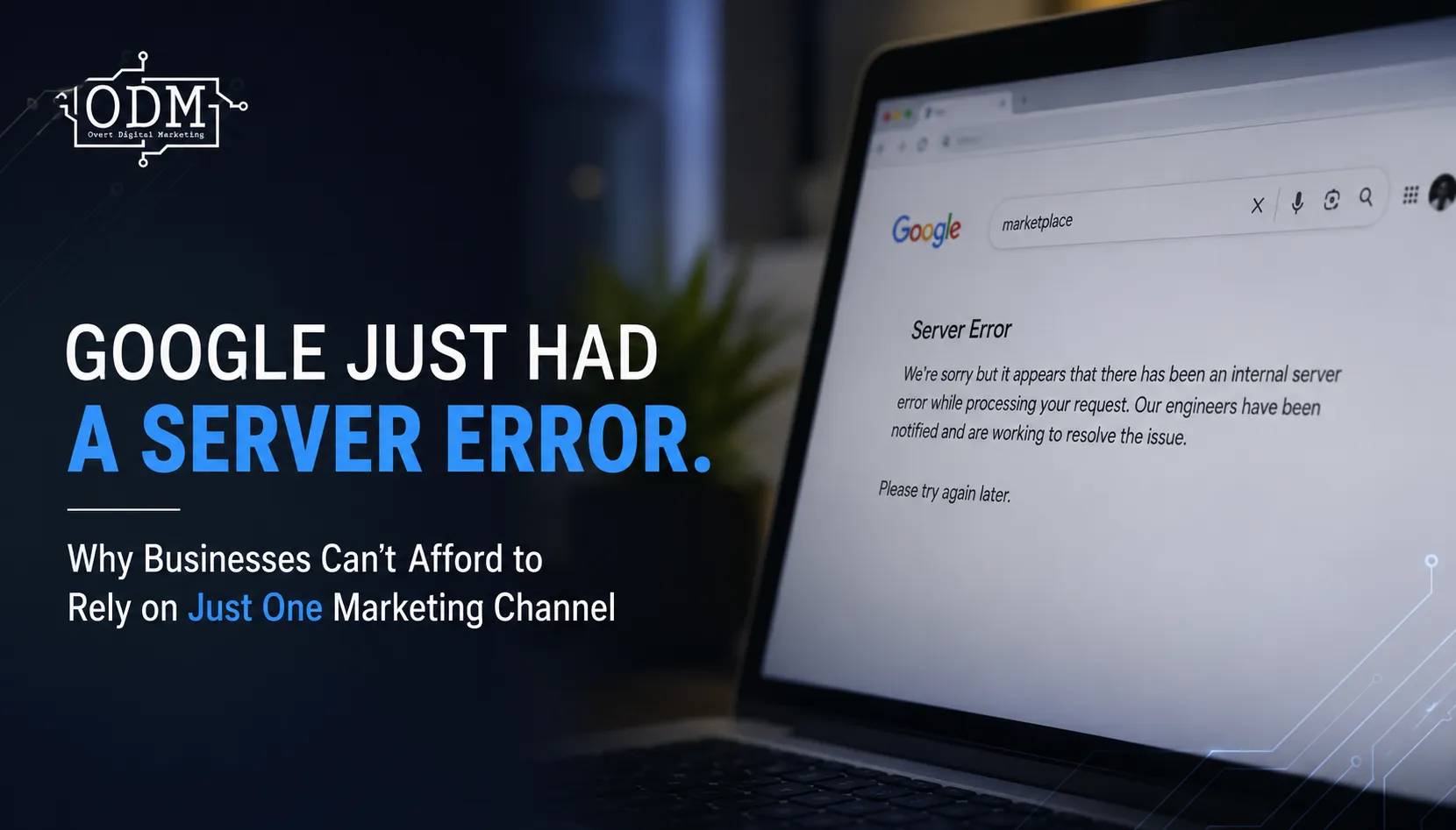 google server error